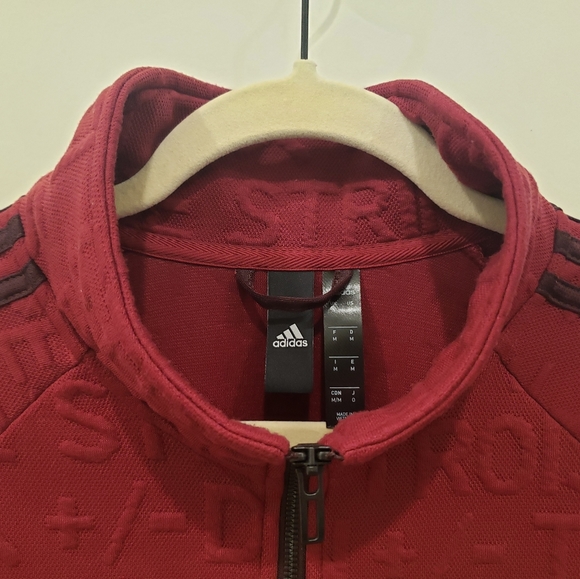 Adidas jacket/coat, size Medium,red - Picture 1 of 6